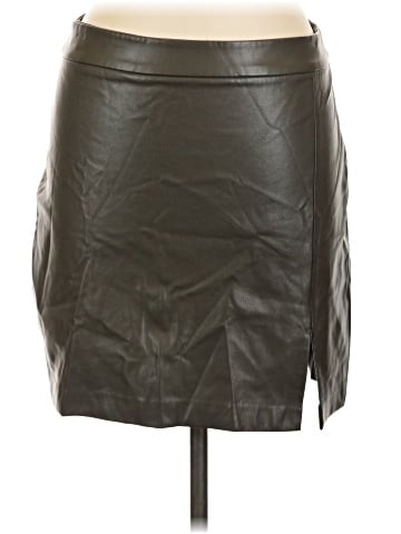 Elie Tahari Faux Leather Skirt (view 1)