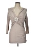 Karen Kane Tan 3/4 Sleeve Top Size L - photo 1