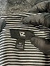 Iz Byer 100% Polyester Stripes Gray Long Sleeve Blouse Size M - photo 7