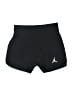 Air Jordan 100% Polyester Solid Black Athletic Shorts Size 12 - 13 - photo 1
