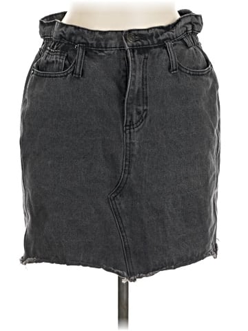 Newbury Kustom Denim Skirt (view 1)