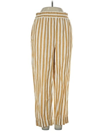 Madewell Tapered Huston Pull-On Crop Pants in Stripe (view 1)