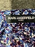 Karl Lagerfeld Paris 100% Polyester Floral Blue Long Sleeve Blouse Size 0 - photo 7