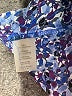 Karl Lagerfeld Paris 100% Polyester Floral Blue Long Sleeve Blouse Size 0 - photo 8