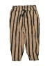 Next 100% Cotton Stripes Brown Casual Pants Size 3 - 4 - photo 1