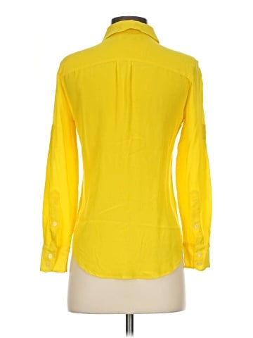 Madewell Long Sleeve Silk Top (view 2)