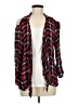 Justify Plaid Red Cardigan Size M - photo 1