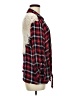 Justify Plaid Red Cardigan Size M - photo 4