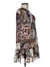 Elan 100% Polyester Paisley Gray Casual Dress Size M - photo 4