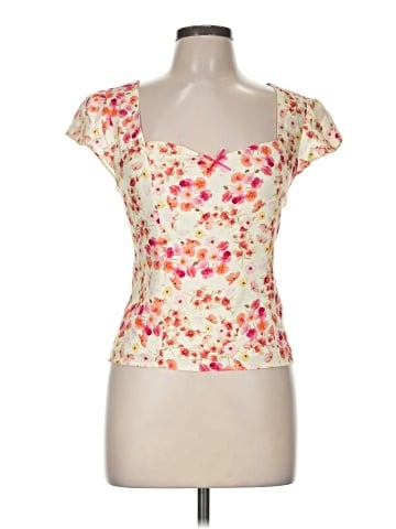 Peach Short Sleeve Top (view 1)