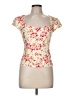 Peach Ivory Short Sleeve Top Size M - photo 1