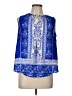 Collective Concepts 100% Polyester Blue Sleeveless Blouse Size L - photo 1