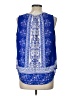 Collective Concepts 100% Polyester Blue Sleeveless Blouse Size L - photo 2