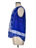 Collective Concepts 100% Polyester Blue Sleeveless Blouse Size L - photo 5