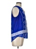 Collective Concepts 100% Polyester Blue Sleeveless Blouse Size L - photo 4