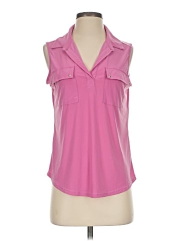 Always Indigo Sleeveless Blouse (view 1)