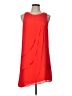 Parker 100% Silk Solid Red Cocktail Dress Size L - photo 1