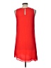 Parker 100% Silk Solid Red Cocktail Dress Size L - photo 2