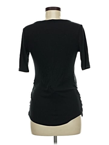 Isabel Maternity Short Sleeve Henley (view 2)