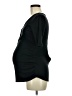 Isabel Maternity Black Short Sleeve Henley Size Med Maternity - photo 5