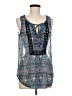 Black Rainn 100% Polyester Blue Sleeveless Blouse Size M - photo 1