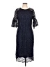 Neiman Marcus Blue Cocktail Dress Size 10 - photo 1