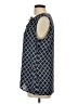 Brooks Brothers 346 100% Polyester Argyle Blue Gray Sleeveless Blouse Size 12 - photo 5