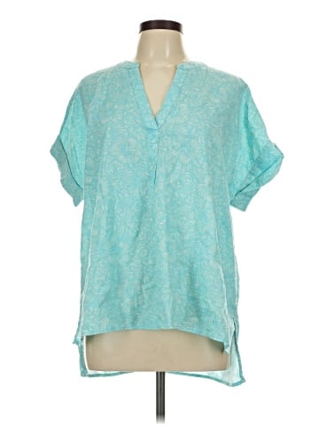 St. John's Bay Short Sleeve Blouse (view 1)