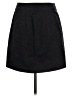 Apostrophe Solid Black Casual Skirt Size 8 - photo 2