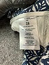 Level 99 Chevron-herringbone Blue Shorts Size 29 waist - photo 4