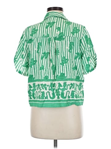 Calypso St. Barth Short Sleeve Blouse (view 2)