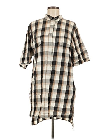 Trafaluc by Zara 3/4 Sleeve Button-Down Shirt (view 1)