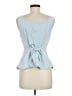 Alexia Admor Blue Sleeveless Blouse Size 8 - photo 2