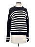 Hem & Thread 100% Acrylic Stripes Blue Pullover Sweater Size S - photo 1