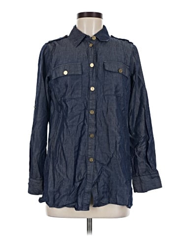 MICHAEL Michael Kors Long Sleeve Button-Down Shirt (view 1)