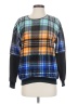 Clover Canyon 100% Polyester Plaid Blue Pullover Sweater Size S - photo 1