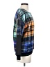 Clover Canyon 100% Polyester Plaid Blue Pullover Sweater Size S - photo 4