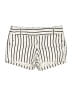 Express Stripes Ivory Shorts Size 10 - photo 1