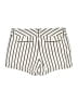 Express Stripes Ivory Shorts Size 10 - photo 2