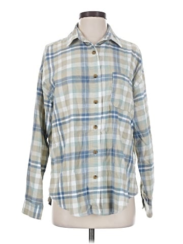 Aeropostale Long Sleeve Button-Down Shirt (view 1)