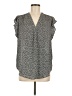 Chaus 100% Polyester Gray Sleeveless Blouse Size M - photo 1