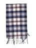 Edinburgh Cashmere 100% Wool Plaid Blue Scarf One size - photo 2