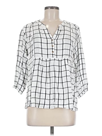 Wrangler Jeans Co 3/4 Sleeve Blouse (view 1)