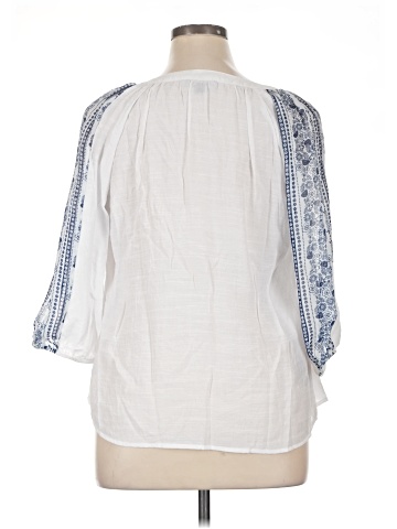 Sara Michelle 3/4 Sleeve Blouse (view 2)