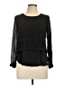 NY Collection Black Long Sleeve Blouse Size XL - photo 1
