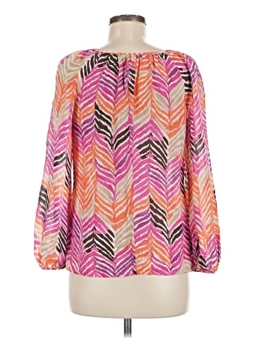Trina Turk 3/4 Sleeve Silk Top (view 2)