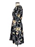 Halogen 100% Polyester Print Black Casual Dress Size XS - photo 5