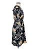 Halogen 100% Polyester Print Black Casual Dress Size XS - photo 4