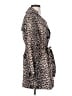 Luii Animal Print Brown Trenchcoat Size S - photo 4