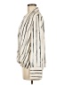 MNG 100% Polyester Stripes Ivory Long Sleeve Blouse Size 6 - photo 5